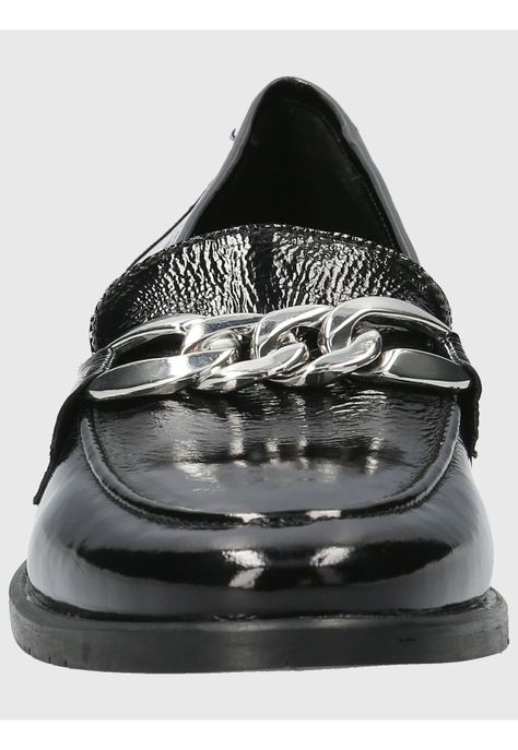 Mocasín Cuero Mujer Hallie Negro-3