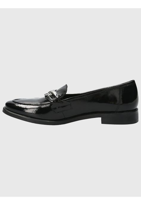 Mocasín Cuero Mujer Hallie Negro-4