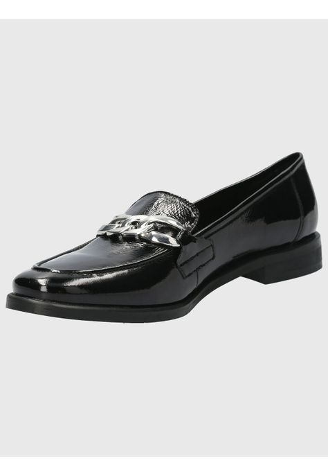 Mocasín Cuero Mujer Hallie Negro-6