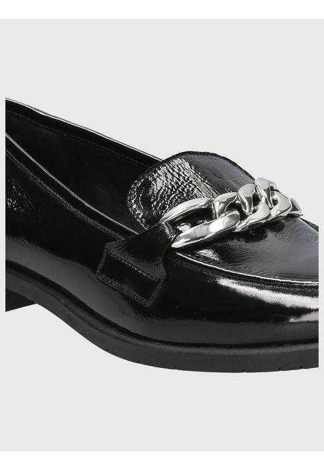 Mocasín Cuero Mujer Hallie Negro-7