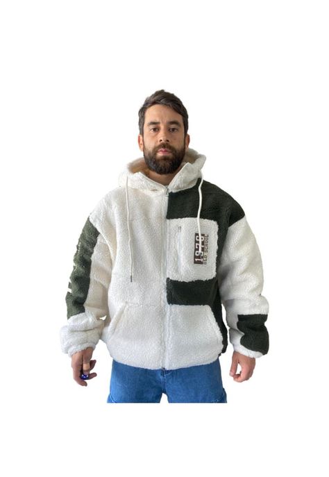 Chaqueta polerón de paño modelo 1-3