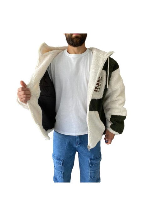 Chaqueta polerón de paño modelo 1-9