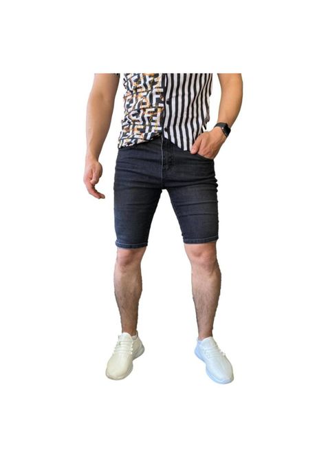 Short Súper Slim Fit Gris-0