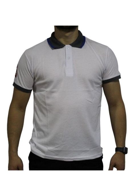 Polera Pique Slim Fit Blanco-0