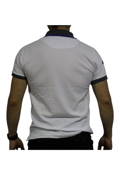 Polera Pique Slim Fit Blanco-1