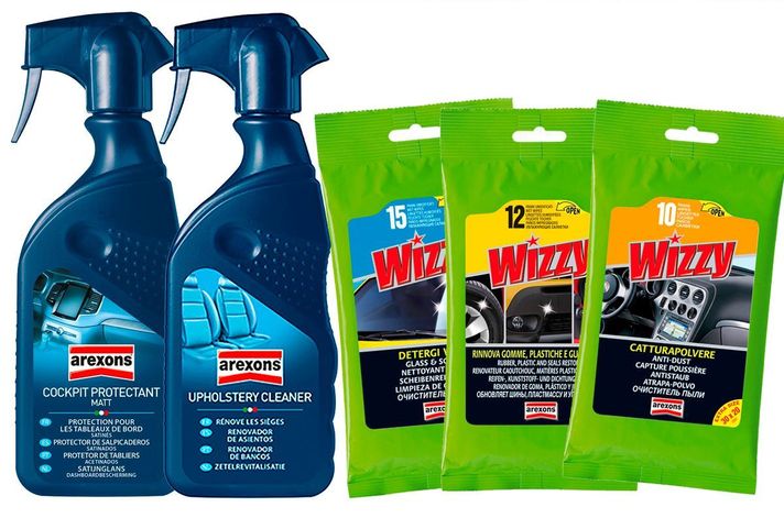 Kit Limpieza Interior Tela Profesional ROSSO-0