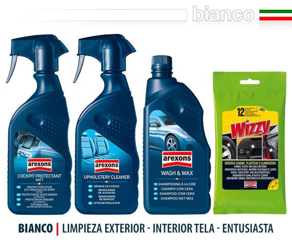 Kit Limpieza Ext+Int Tela Entusiasta BIANCO-1