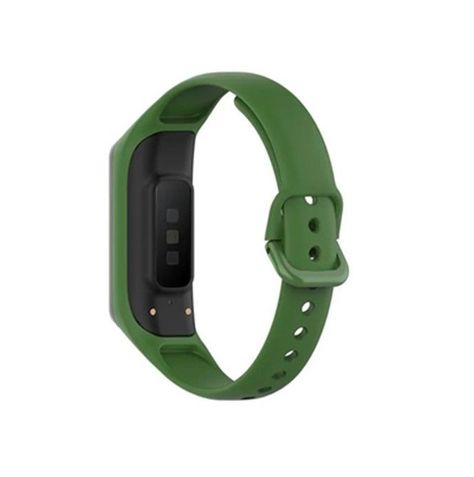 Correa Compatible Con Samsung Galaxy Fit 2 R220 / 20mm Verde Oscuro-0