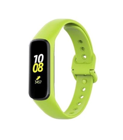 Correa Compatible Con Samsung Galaxy Fit 2 R220 / 20mm Verde Limon-0