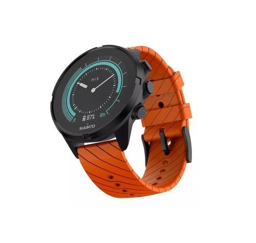 CORREA SILICONA COMPATIBLE SUUNTO 7 / 9 Baro D5 24MM NARANJ-1