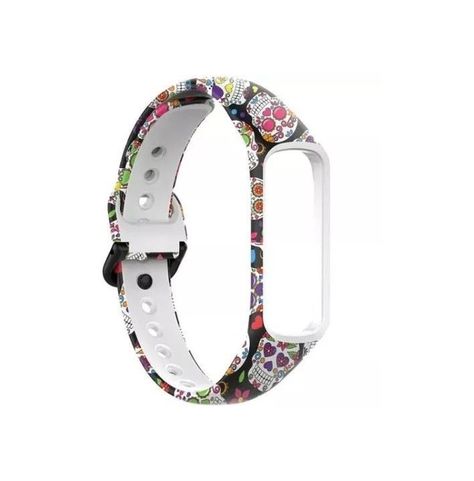Correa Compatible Samsung Galaxy Fit 2 R220 Con Diseño 20mm Craneo-0