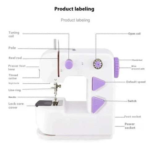 Maquina de Coser con Luz Led -1