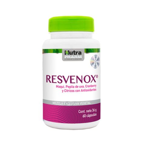 Resvenox x 60 cápsulas - Nutrapharm-0
