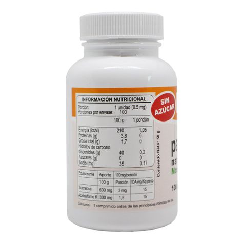 Papaya natural x 100 comprimidos masticables-1
