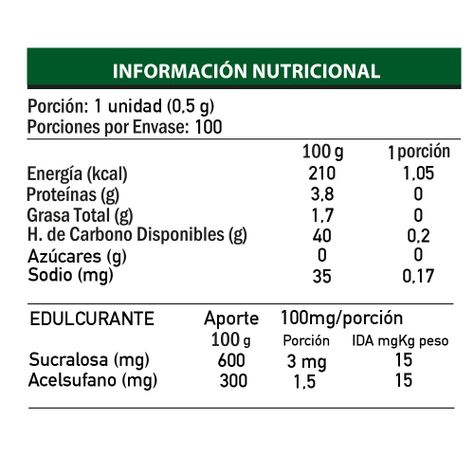 Papaya natural x 100 comprimidos masticables-3