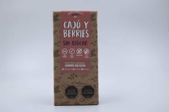 Barra chocolate cajú y berries 80 g-1