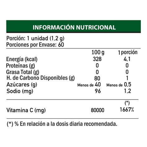 Vitamina C 1000 mg x 60 comprimidos-3