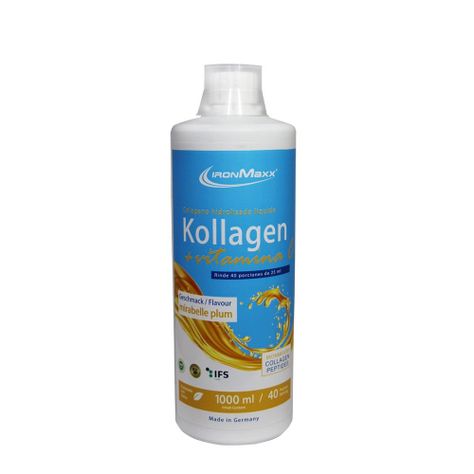 Kollagen + Vitamina C 1000 mL Sabor Mirabelle – Ironmaxx-0