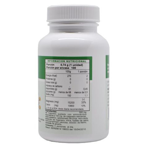 Magnesio quelado 500 mg x 100 comprimidos-1