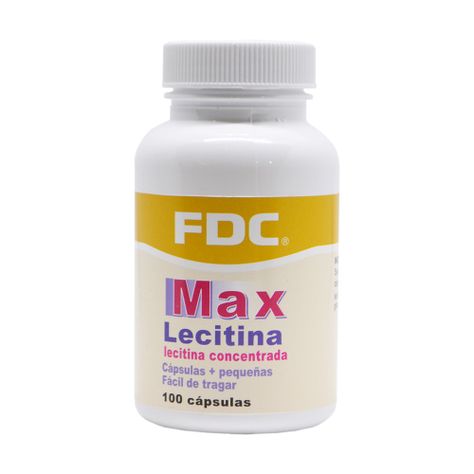 Max Lecitina x 100 Cápsulas-0