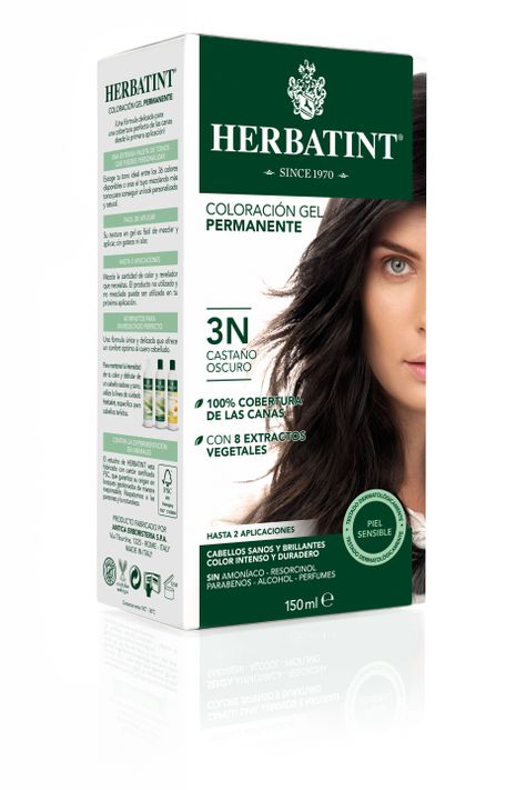 Tintura Permanente 3N Castano Osc Herbatint-0