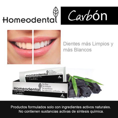 Pasta Dental Gel C/Carbón 100 G, Homeodental-1
