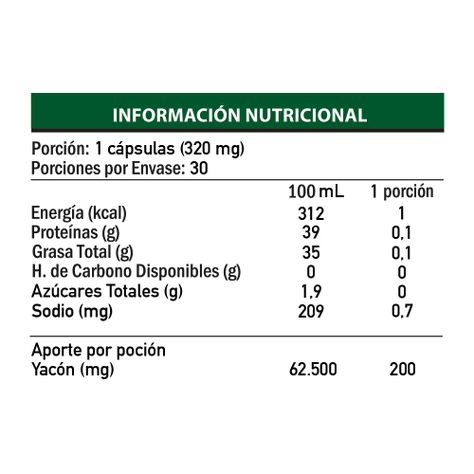Yacon x 30-2