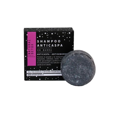 Shampoo Anticaspa en Barra 70 g – Natural Detox-0