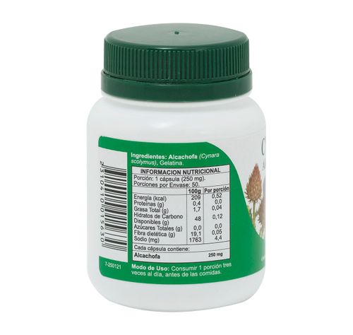 Cynara 250 mg x 50 cápsulas-2