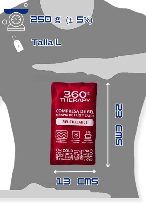 Pack de 2 Gel Packs Reutilizables Frío-Calor-1