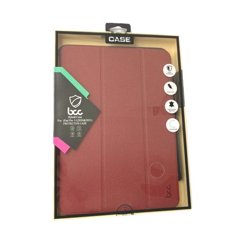 Carcasa Ipad Pro 11(2020) Hibrida  BCC02 rojo-4