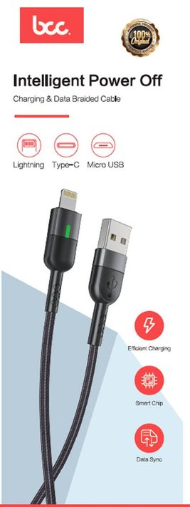 Cable Lightni Neg Intellinet Off AF190 1m-1