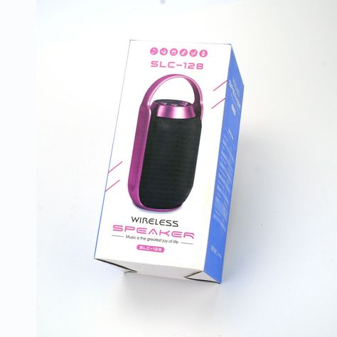 Parlante BlueTooth Rojo SLC-128-6