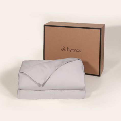 Manta Pesada + Cobertor Bambú Lite - Single - 7 Kg - Gris - Hypnos-0