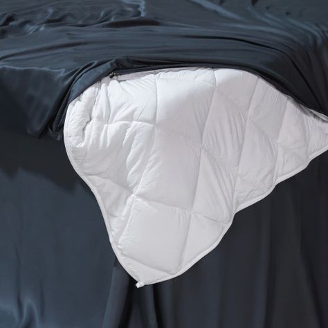 Manta Pesada + Cobertor Bambú Lite - Queen - 10 Kg - Gris Oscuro - Hypnos-2