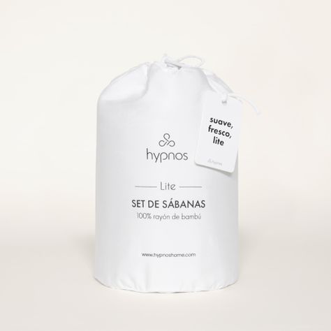 Sábanas Bambú Lite - 100% Bambú - 1,5 plazas -Blanco - Hypnos-1