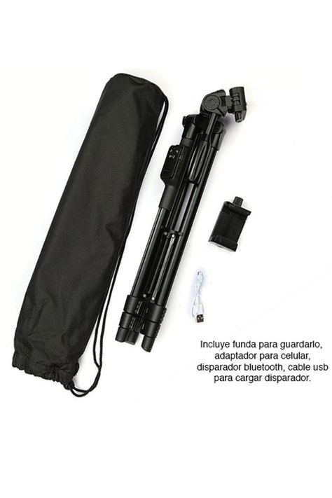 Tripode Para Celular iPhone Camara Con Disparador Bluetooth-4