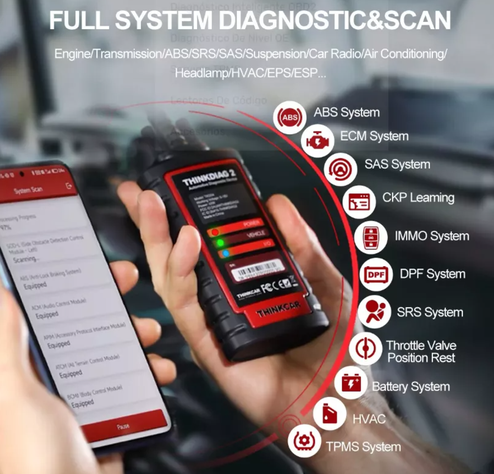 Scanner Automotriz Thinkdiag 2 Thinkcar Bidireccional Ecu Coding-3