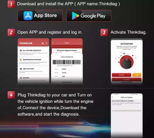 Scanner Automotriz Thinkdiag 2 Thinkcar Bidireccional Ecu Coding-5