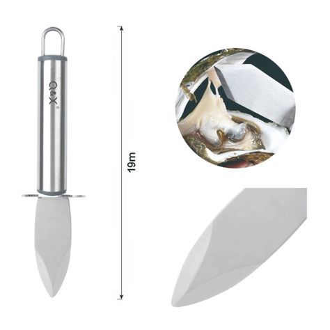 TXM29-122 Cuchillo para ostras con mango ovalado 19X2.5CM-2