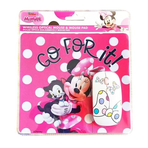 KIT MOUSE INALAMBRICO  Y MOUSE PAD MINNIE 1-0