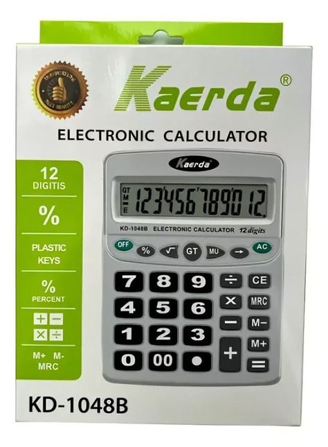 Calculadora 12 dígitos KAERDA KD-1048B-1