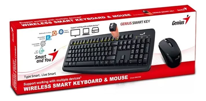  KIT INALAMBRICO KM-8100  SMART, GENIUS KEY-2