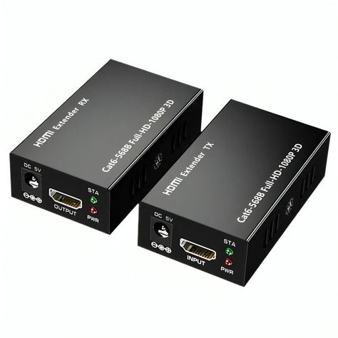 Extensor Video Audio Digital 60mts Hdmi Cable Red Utp Rj45-0