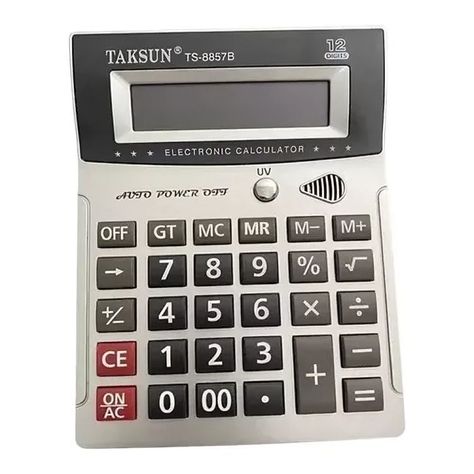 Calculadora 12 dígitos TAKSUN  TS-8857B-0
