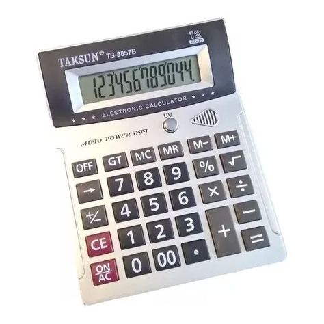 Calculadora 12 dígitos TAKSUN  TS-8857B-1