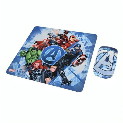 MOUSE INALAMBRICO Y MOUSE PAD AVENGERS 2  76443N-NOC KIT-0