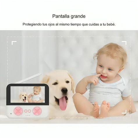 Cámara Monitor Vigilancia Nocturna Para Bebes Con Micrófono-5