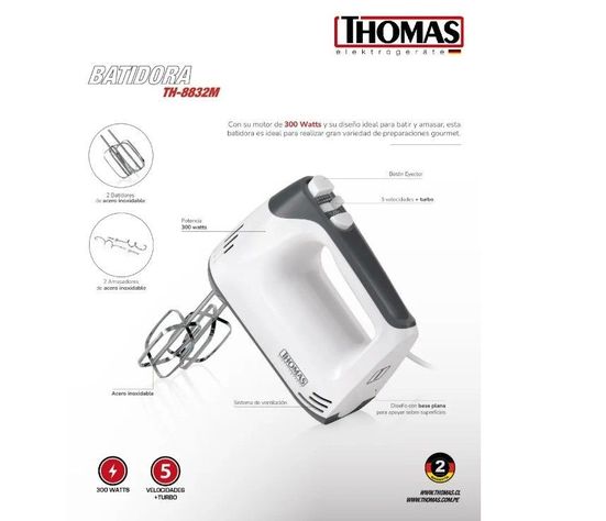 Batidora Manual TH-8832M-4