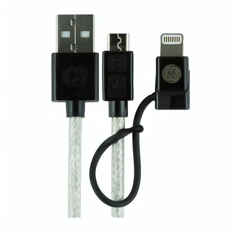 CABLE 2 EN 1 MICO USB C/ ADAPTADOR LIGHTNING GE 0,90 MTS-0